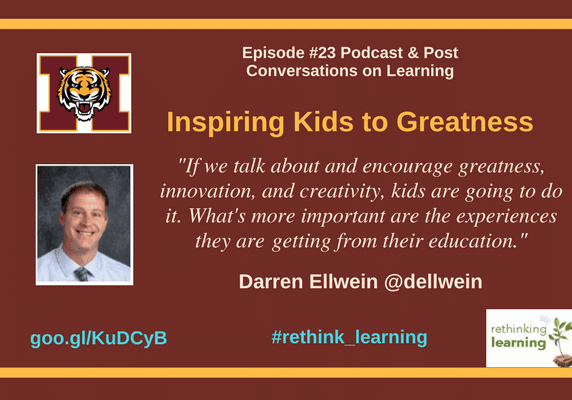 Podcast banner inspiring kids to greatness