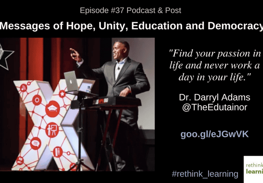 Speaker presenting inspirational talk on stage