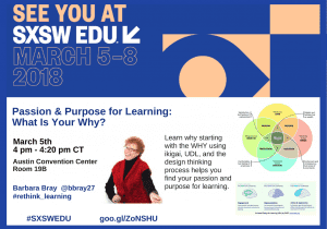 Educational conference promotional graphic