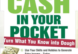 Book titled 'Put More Cash in Your Pocket' about using skills to generate income.