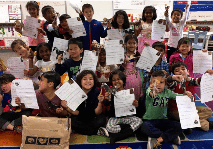 Mrs. Ford's class in California