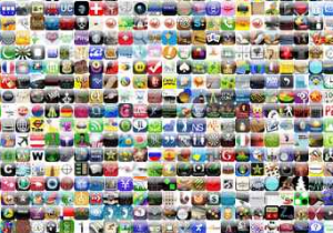 App icons collage