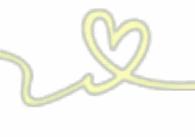 A glowing yellow heart shape made with a continuous line on a black background.