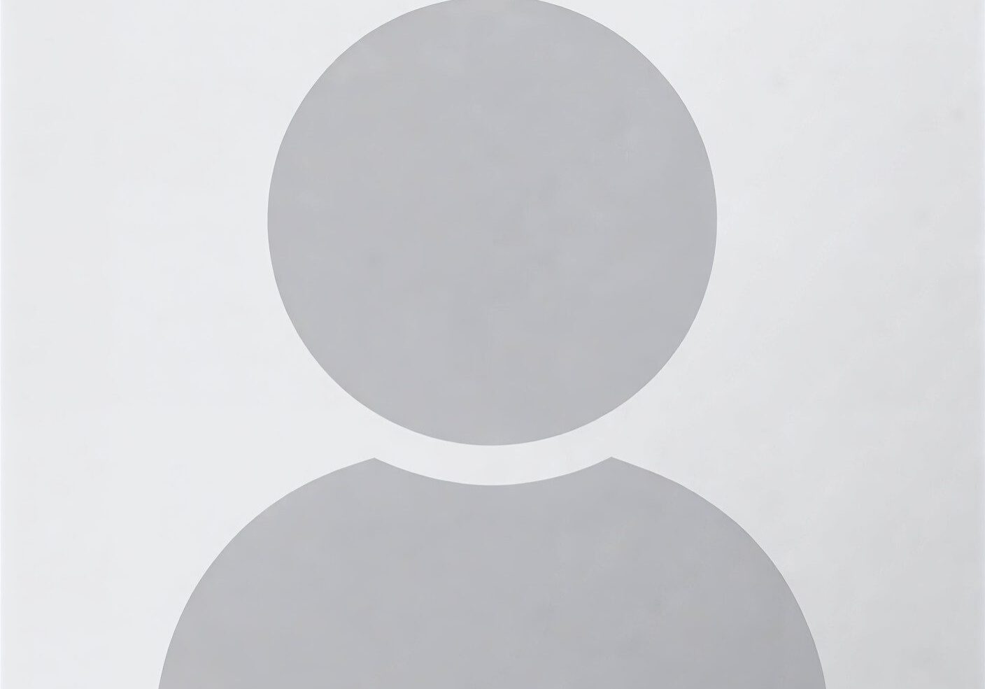 Gray user profile silhouette