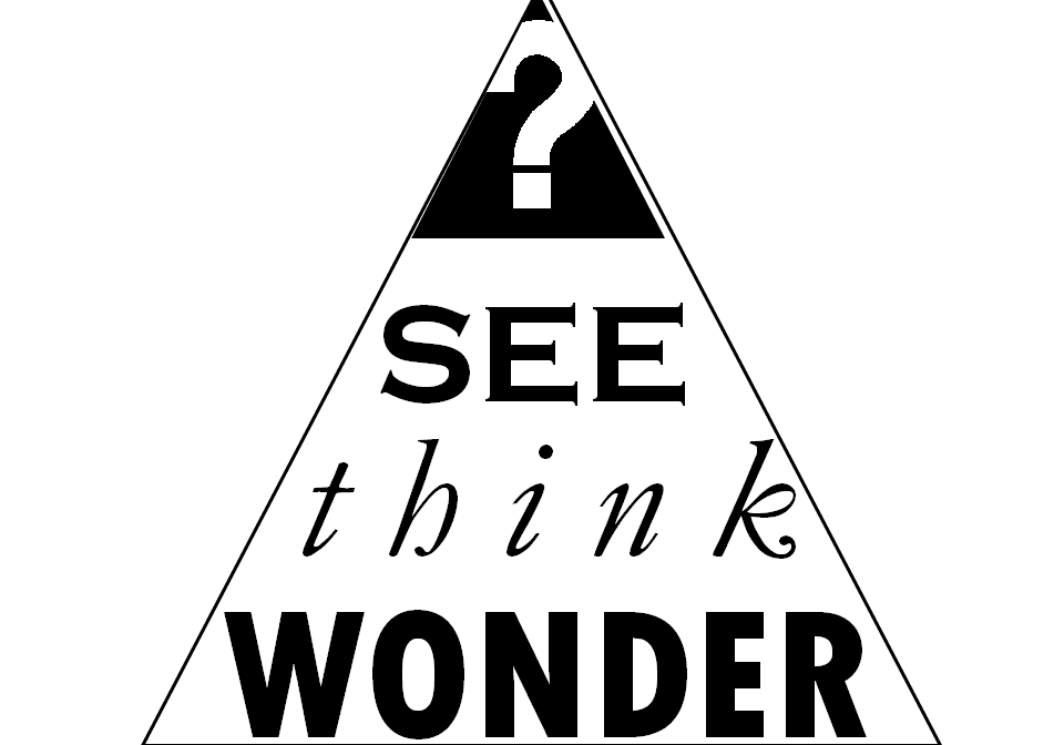 Inspiring "See Think Wonder" graphic design