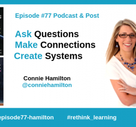 Episode #77: Ask Questions, Make Connections, Create Systems with Connie Hamilton