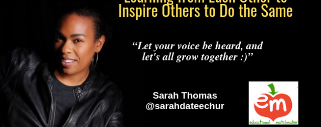 Episode #80: Learning from Each Other to Inspire Others to Do the Same with Sarah Thomas, Ph.D.