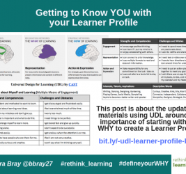 Getting to Know YOU with your Learner Profile