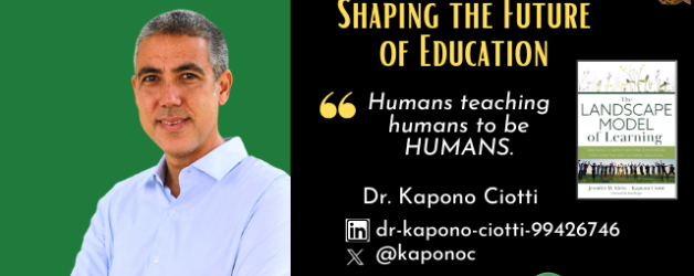 Episode #164:  Shaping the Future of Education with Dr. Kapono Ciotti